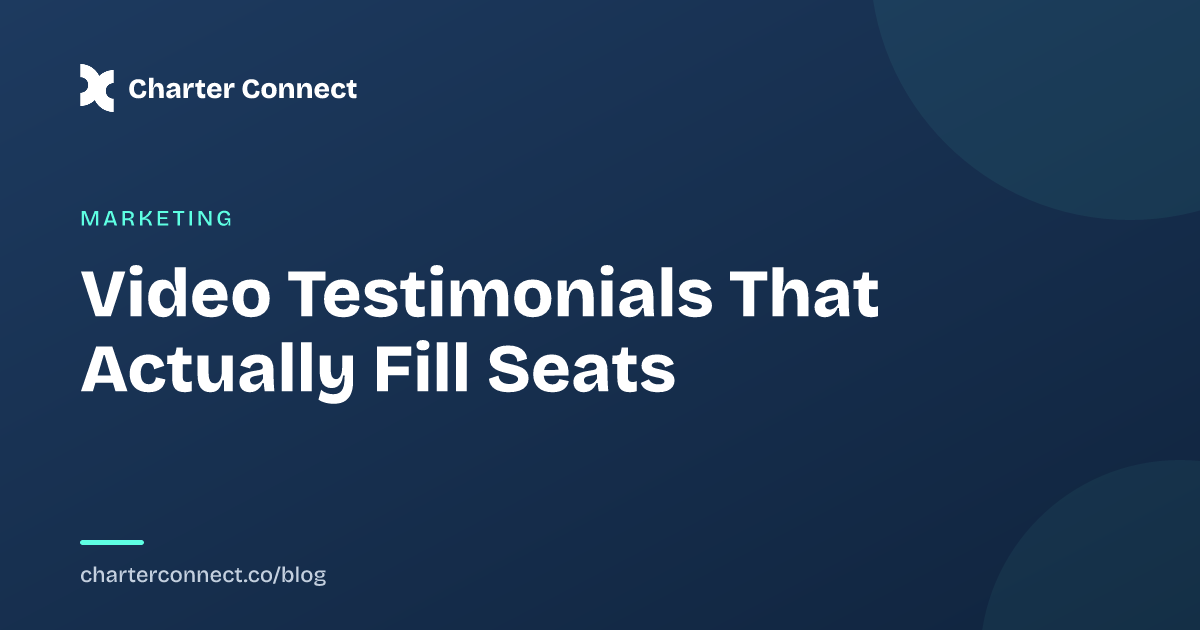 Video Testimonials That Actually Fill Seats
